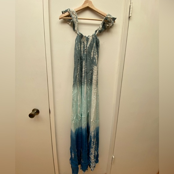 RAVIYA Ruffle Tie Dye Swim Coverup - Picture 3 of 10
